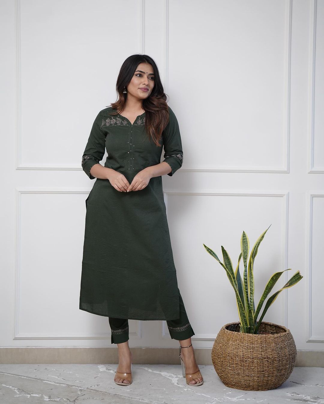 Festive Special  Kurti Plazo Set