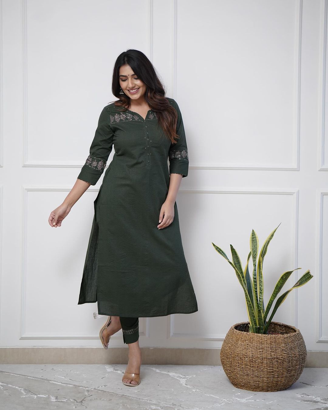 Festive Special  Kurti Plazo Set