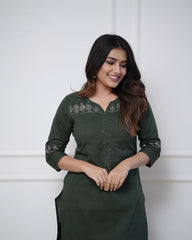 Festive Special  Kurti Plazo Set