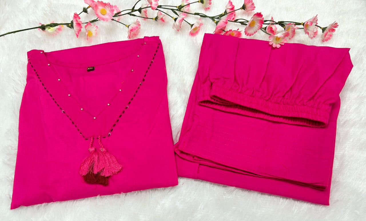 Festive Special Pink Kurta Set