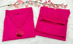 Festive Special Pink Kurta Set