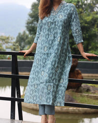 Premium Angrakha Style Kurta Set