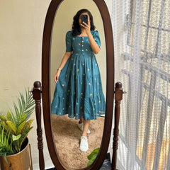Floral Grace Smocked Dress