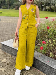 Premdhaga-Yellow-Co-Ord Set