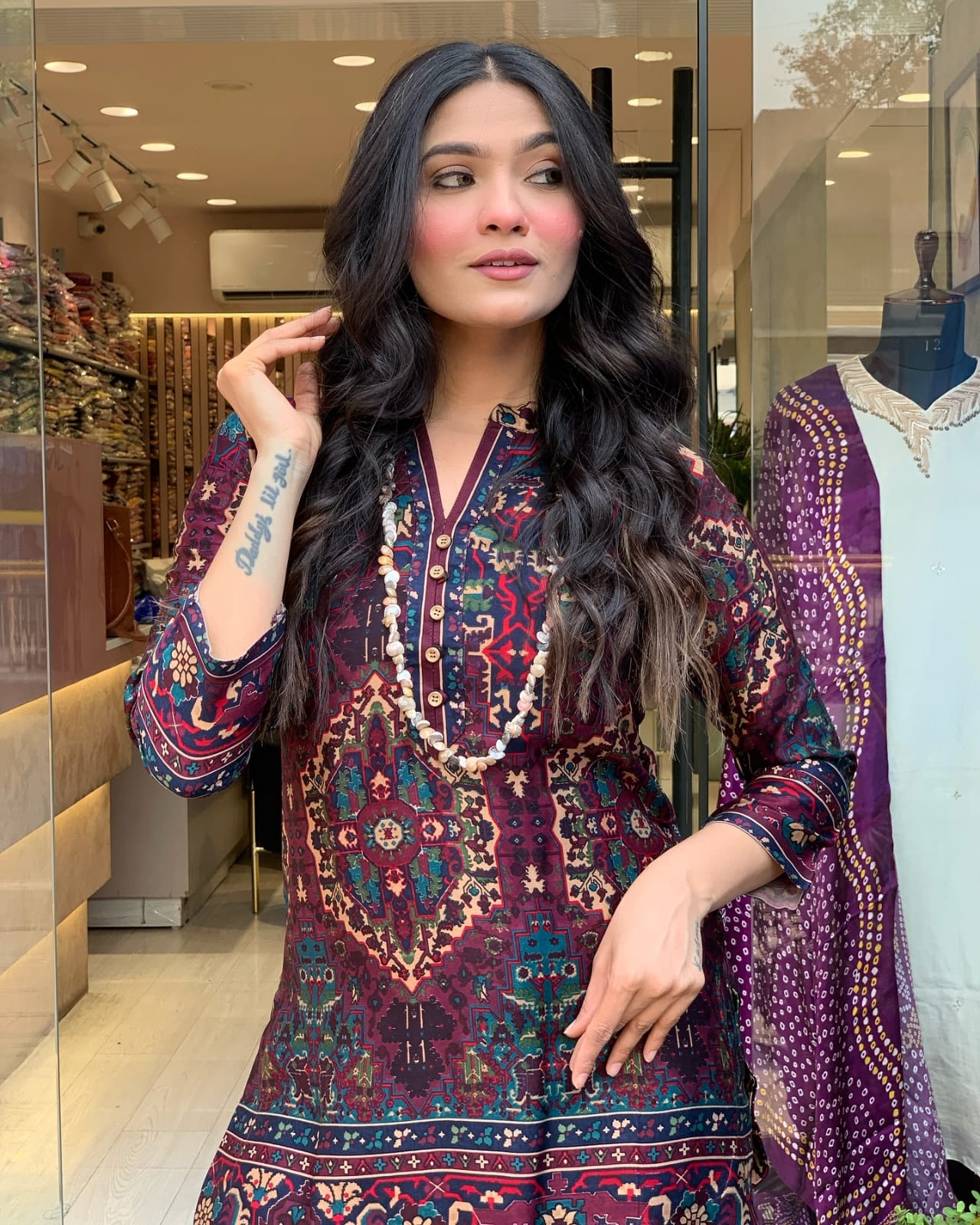 Premdhaga-Mul-cotton-Co-Ord Set