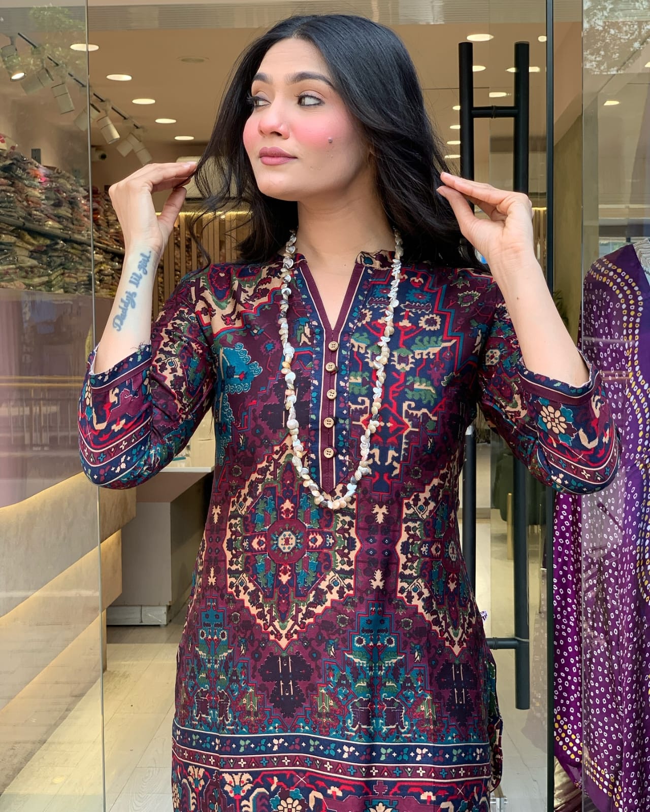 Premdhaga-Mul-cotton-Co-Ord Set