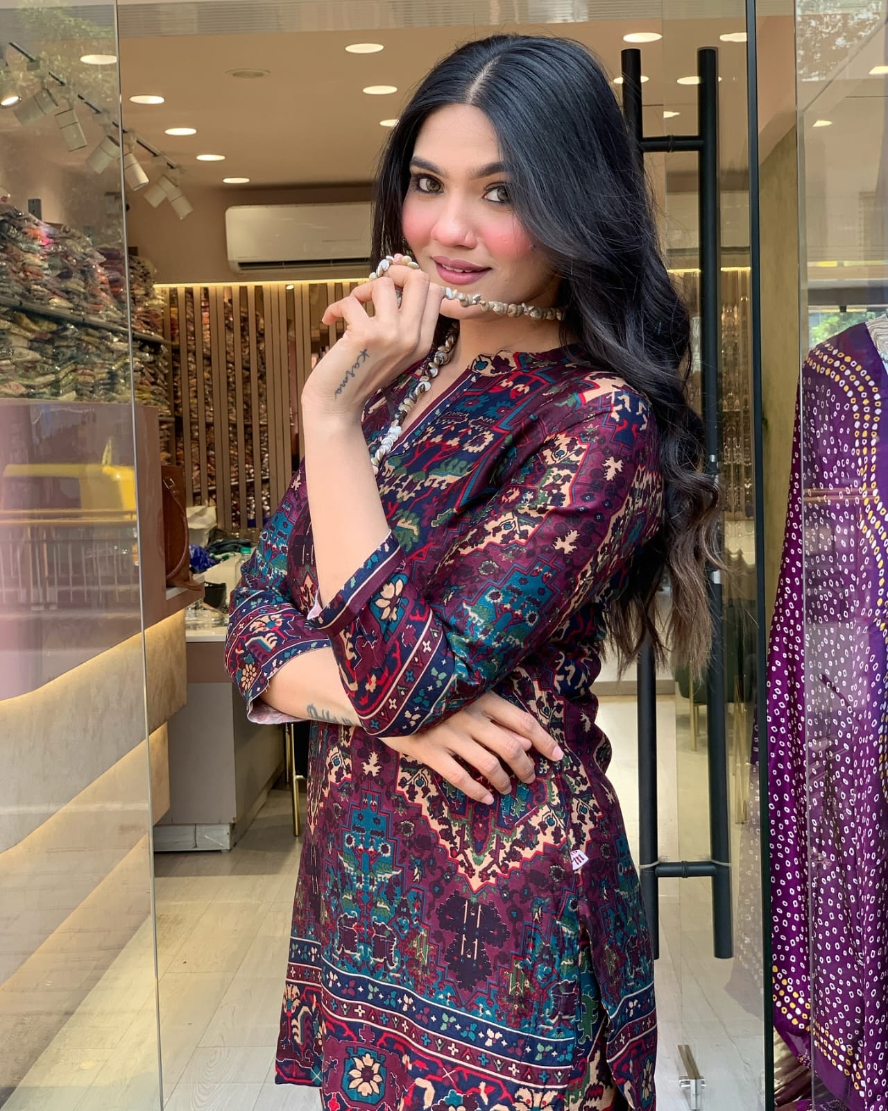 Premdhaga-Mul-cotton-Co-Ord Set