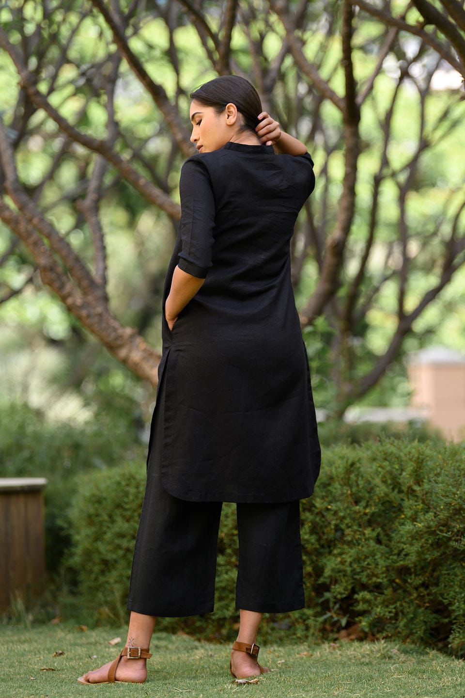 Premdhaga-Black-Kurta Set