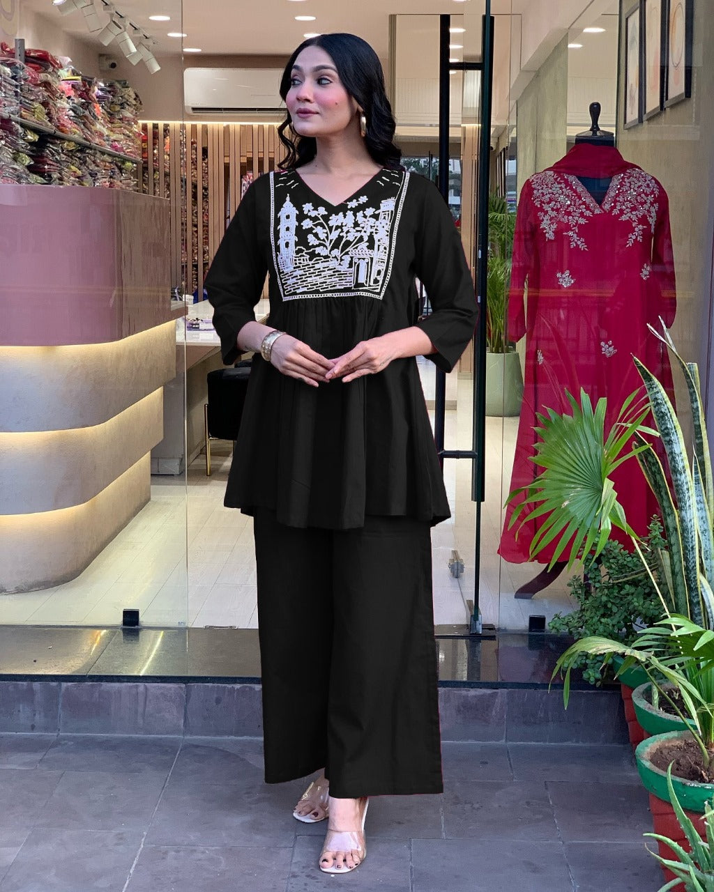 Premdhaga-Black-Co-Ord-Set