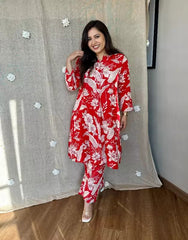Premdhaga-Red-Co-Ord Set