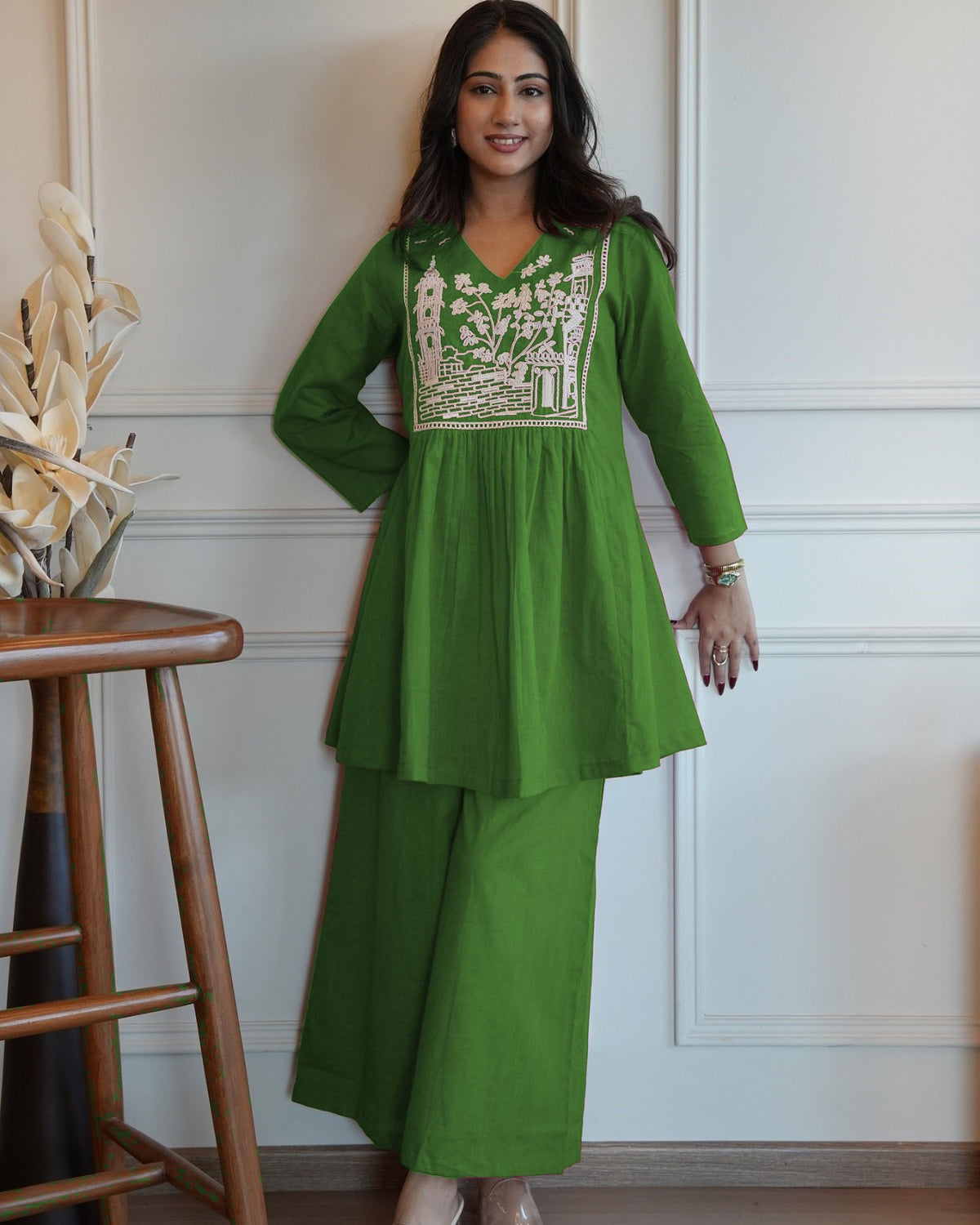 Premdhaga-Green-Co-Ord Set