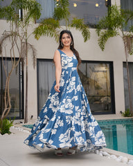 Premdhaga-Blue-Dress
