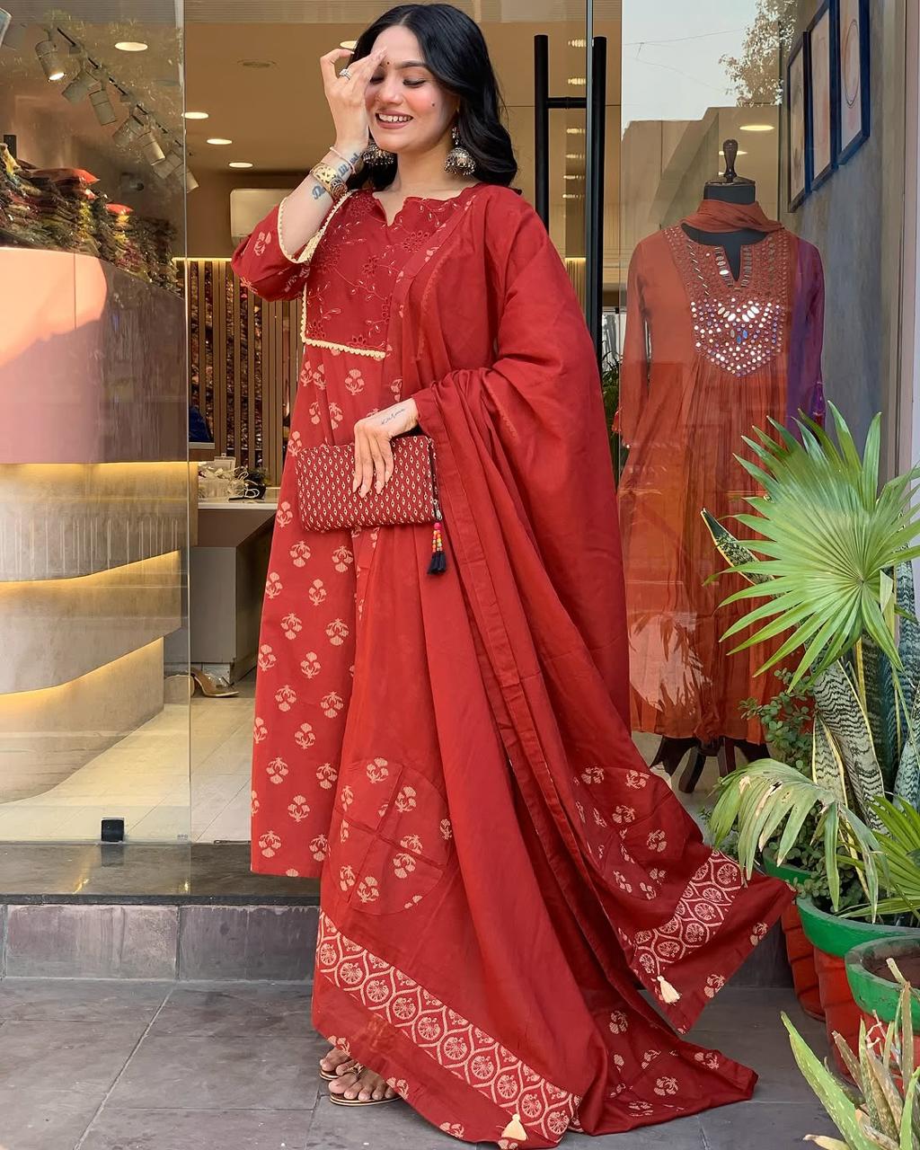 Sindoori-Saaz -Dupatta-Set