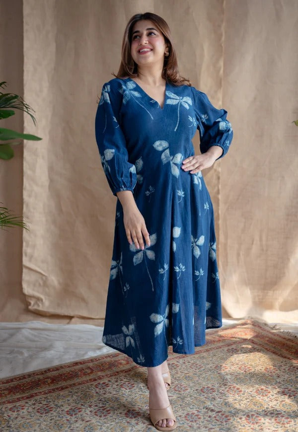 Premdhaga-Navy blue-Dress