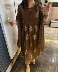 Brown-Sugar-Dupatta set