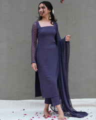 Premdhaga-Blue-Dupatta Set