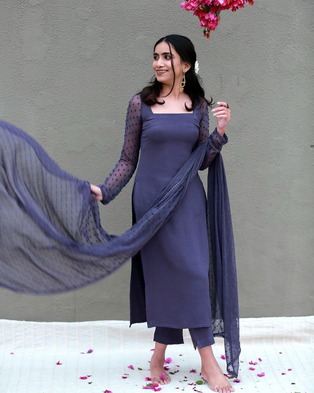 Premdhaga-Blue-Dupatta Set