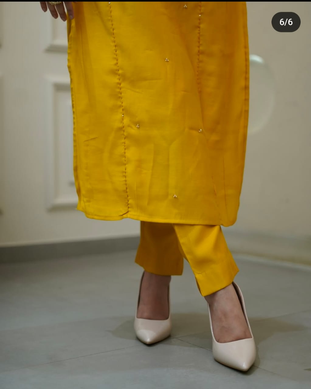 Premdhaga-Yellow-Kurta Set
