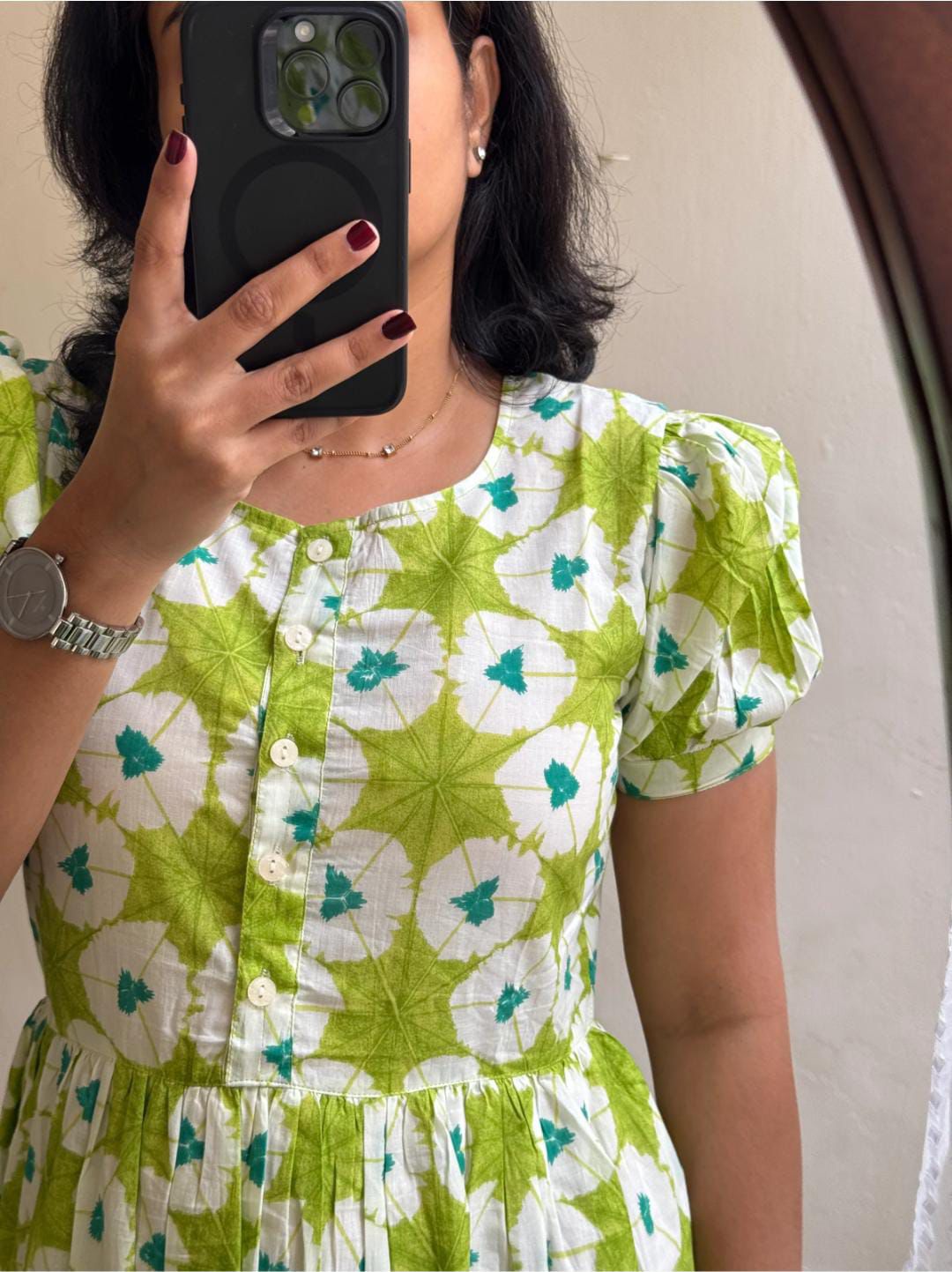 Premdhaga-Green-Dress