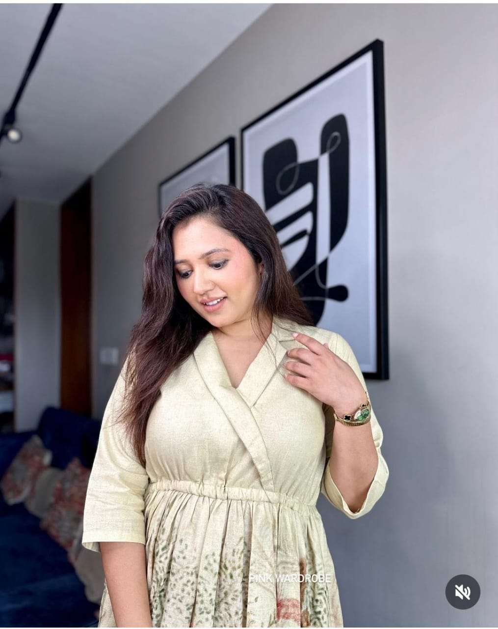 Premdhaga-Beige-Dress