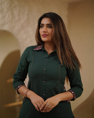 Premdhaga-Green-Kurta Set