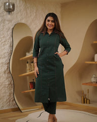 Premdhaga-Green-Kurta Set