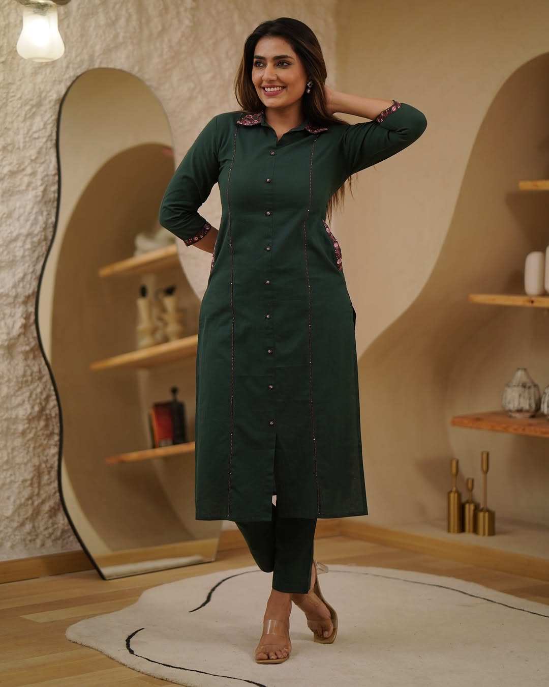 Premdhaga-Green-Kurta Set