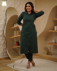 Premdhaga-Green-Kurta Set