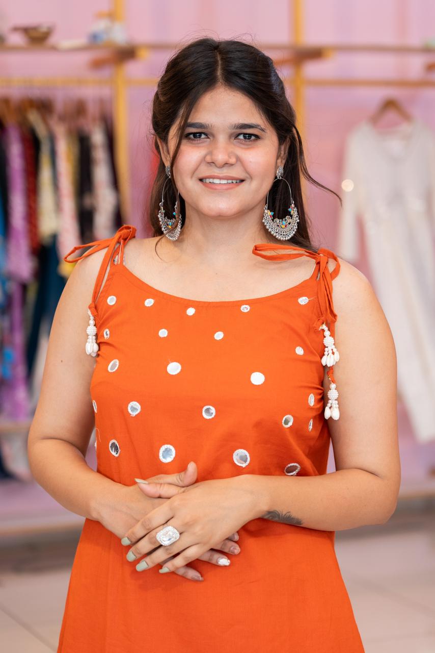 Premdhaga-Orange-Kurta Set