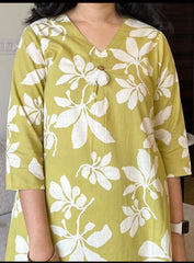 Premdhaga-Olive green-Co-Ord Set