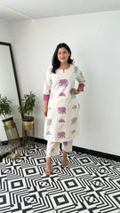 Premdhaga-Off white-Co-Ord Set