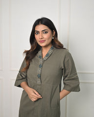 Premdhaga-Grey-Co-Ord Set