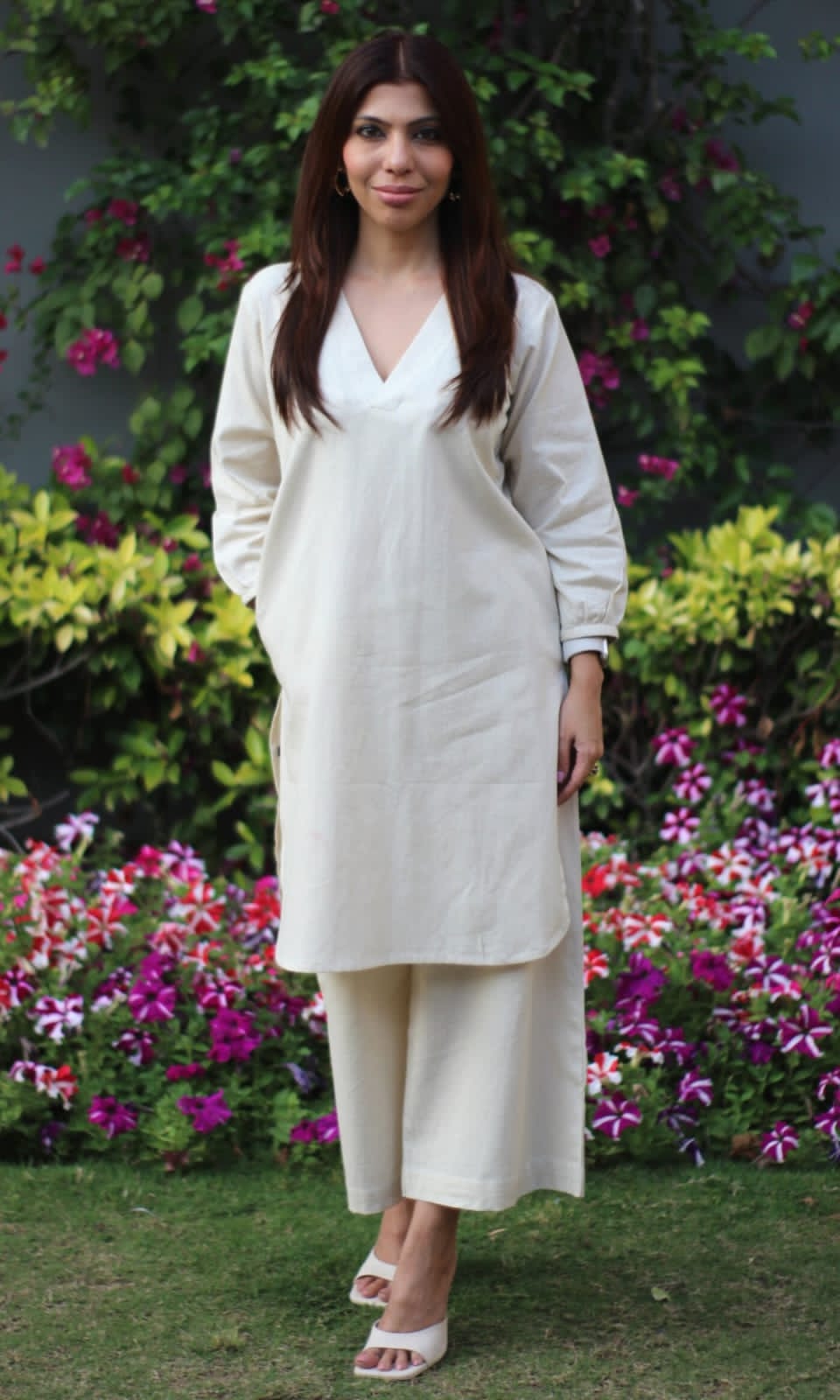 Premdhaga-White-Co-Ord Set