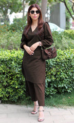 Premdhaga-Brown-Co-Ord Set