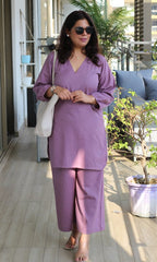 Premdhaga-Purple-Co-Ord Set