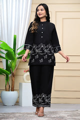 Premdhaga-Black-Co-Ord Set