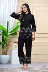 Premdhaga-Black-Co-Ord Set