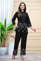 Premdhaga-Black-Co-Ord Set