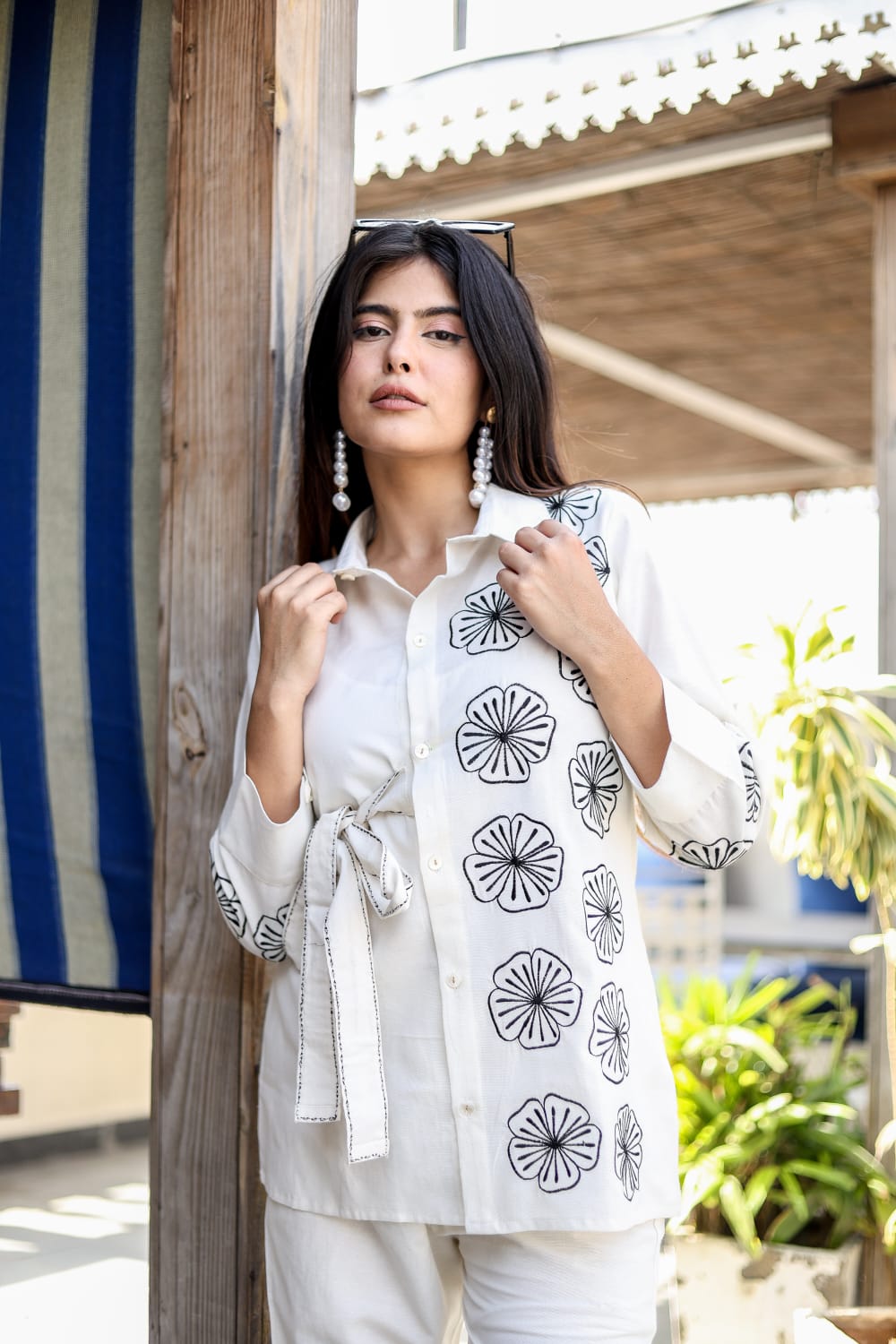 Premdhaga-White-Co-Ord Set