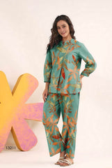 Premdhaga-Teal Green- Co-Ord Set
