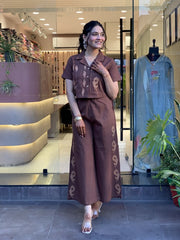 Premdhaga-Brown-Co-Ord Set