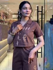 Premdhaga-Brown-Co-Ord Set