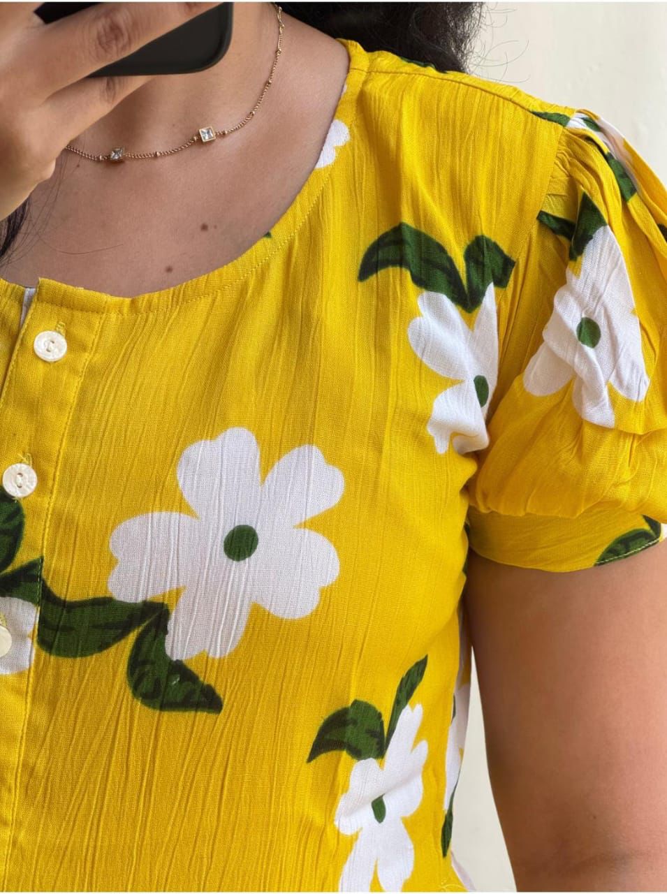 Yellow Flair Middy Gown