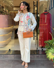 Premdhaga-White-Co-Ord Set