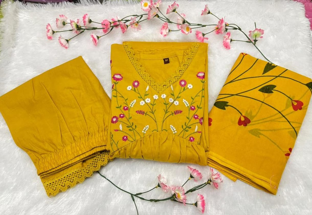 Premdhaga-Embroidery-Dupatta Set