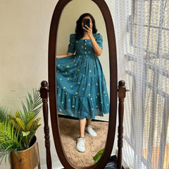 Floral Grace Smocked Dress