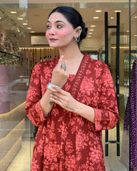 Premdhaga-Mughal-Block-Dupatta Set