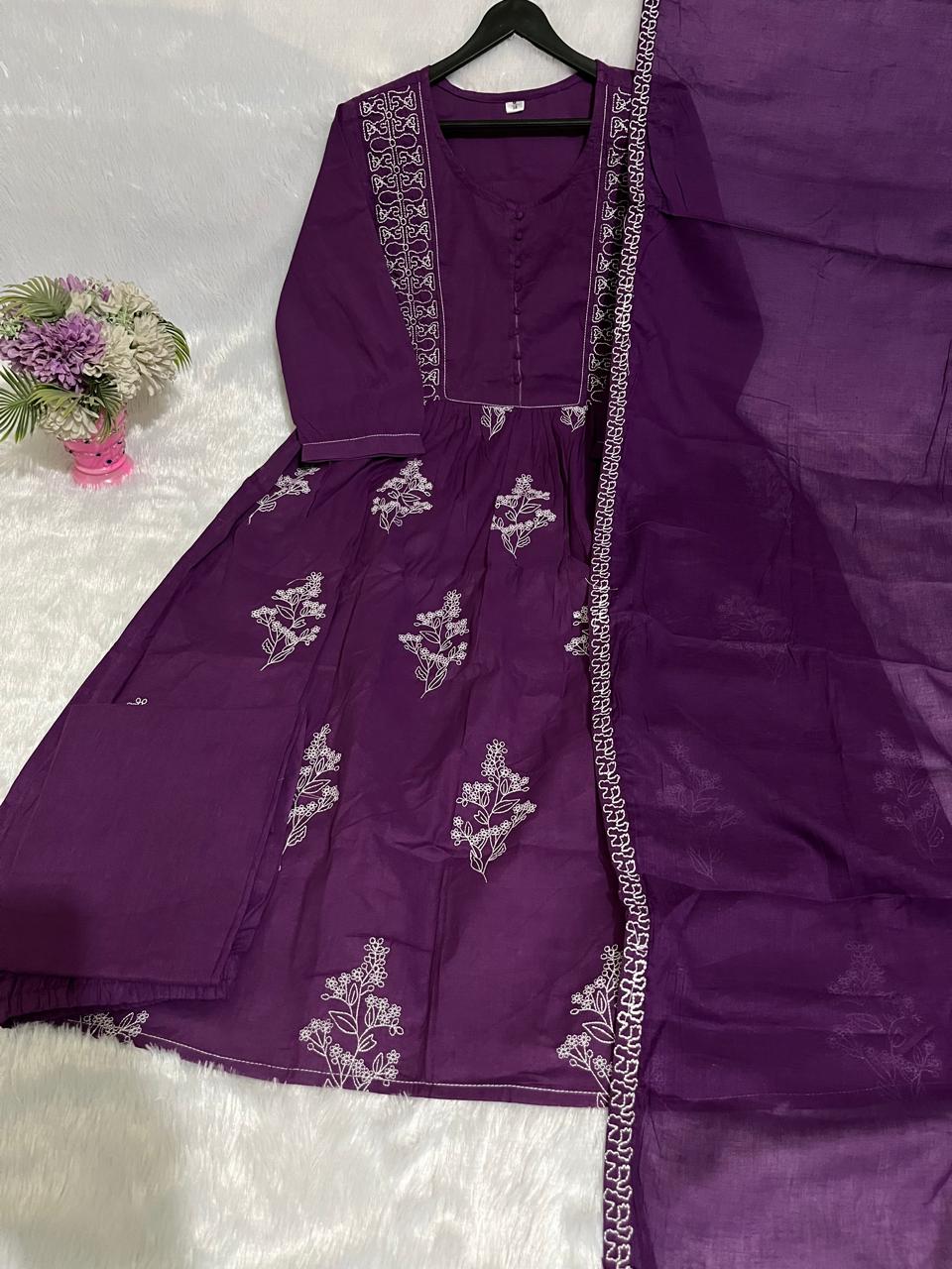Purple-Reign-Dupatta Set