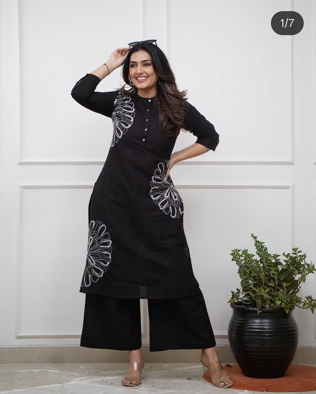 Premdhaga-Black-Co-Ord Set