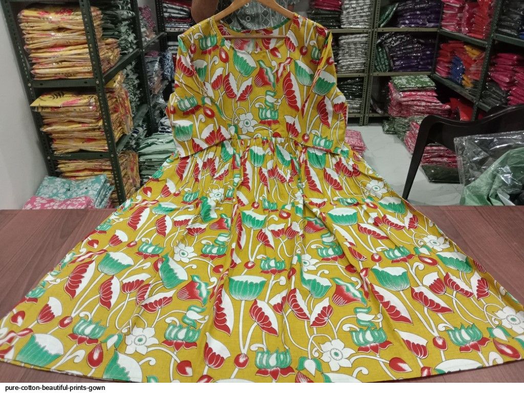 PURE COTTON BEAUTIFUL PRINTS DRESS